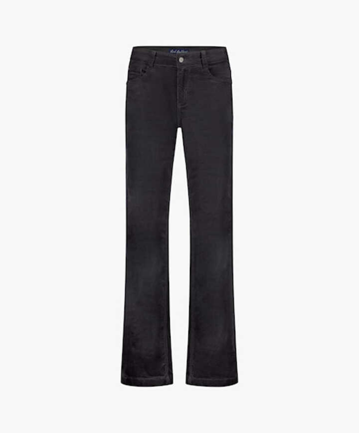 RED BUTTON CLAUDETTE SHINY WIDE LEG CORDS